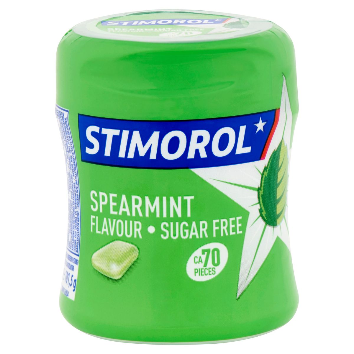 Stimorol Kauwgom Spearmint Suikervrij Pot 70 stuks