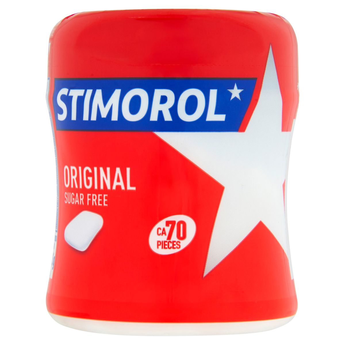 Stimorol Chewing-gum Original Sans Sucre Pot 70 Pcs