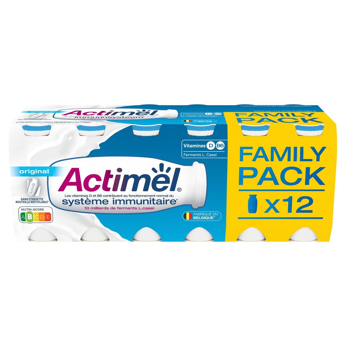 Actimel Drinkyoghurt Family Pack 12 x 100 g