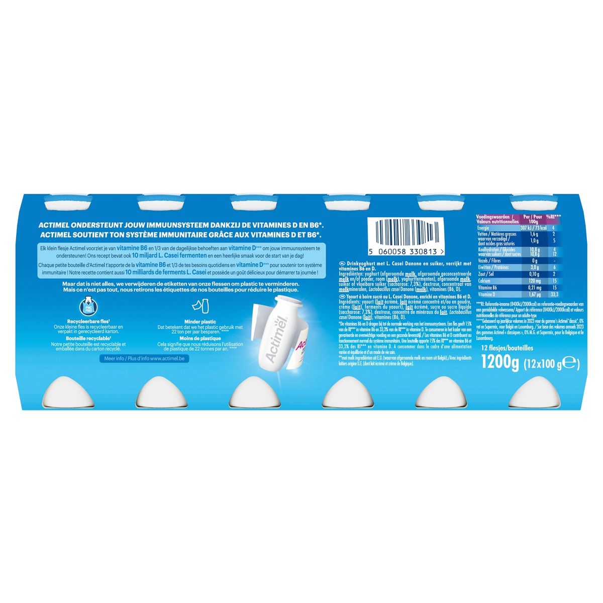 Actimel Drinkyoghurt Family Pack 12 x 100 g