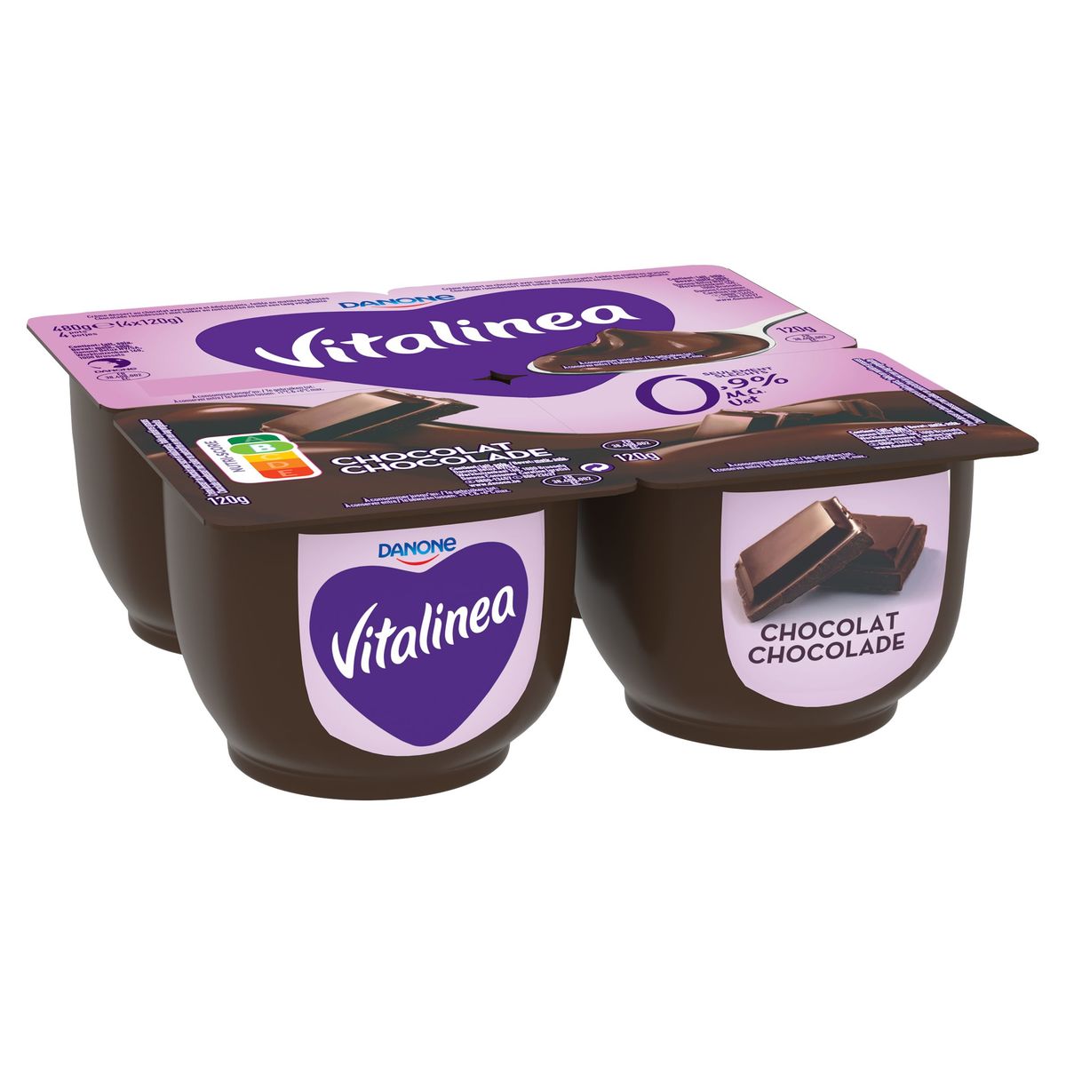 Vitalinea & Desserts Chocolat 4 x 120 g