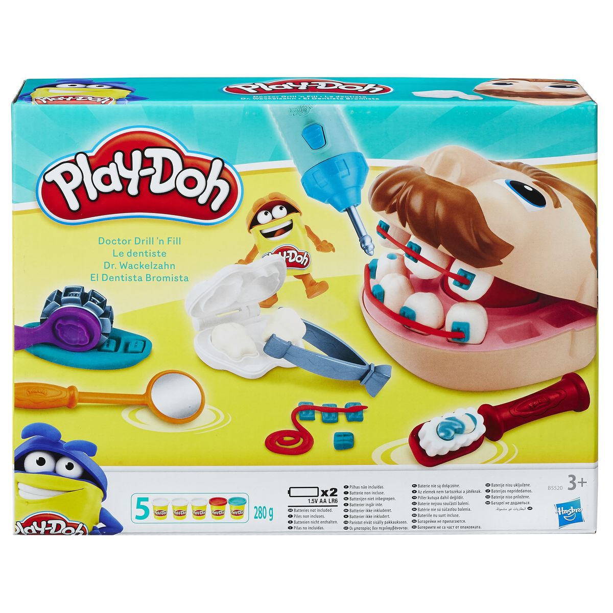 Play-Doh Drill 'n Fill-tandarts 3+