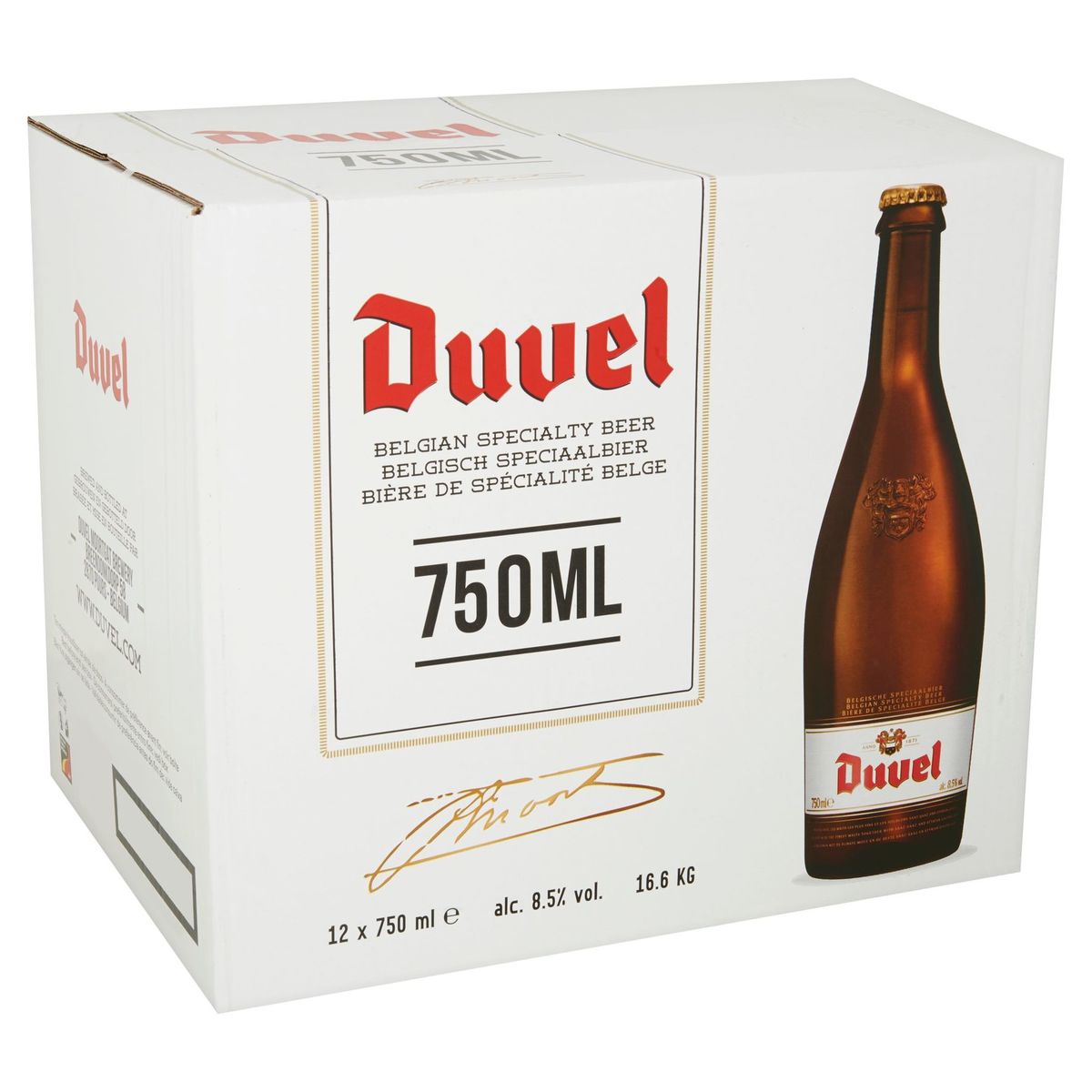 Duvel Belgisch Speciaalbier Flessen 12 x 750 ml