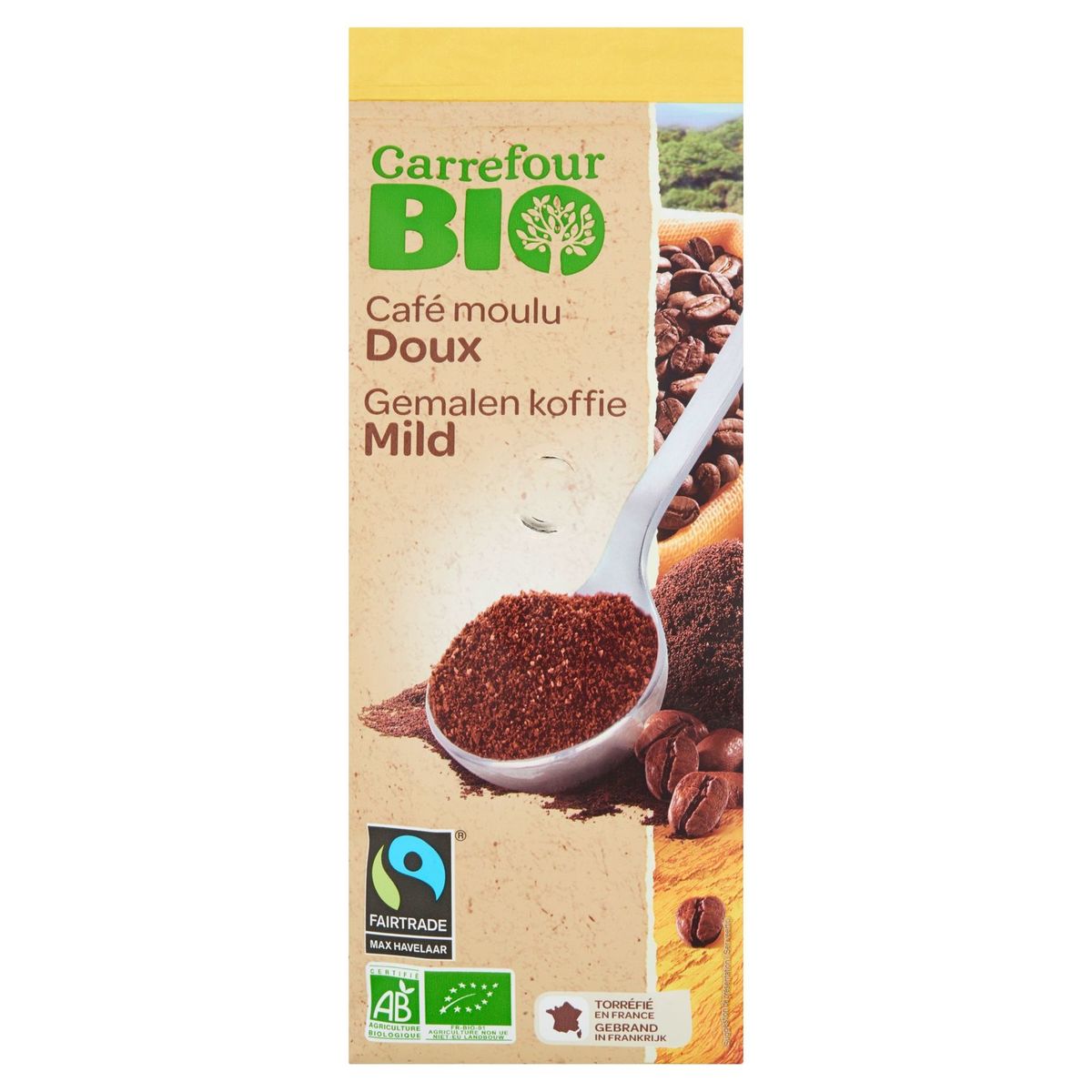 Carrefour Bio Gemalen Koffie Mild 250 g