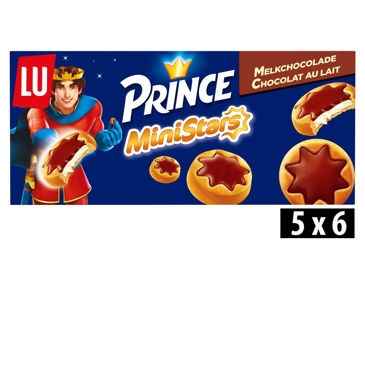 LU Prince MiniStars Biscuits Au Chocolat Au Lait 187 g
