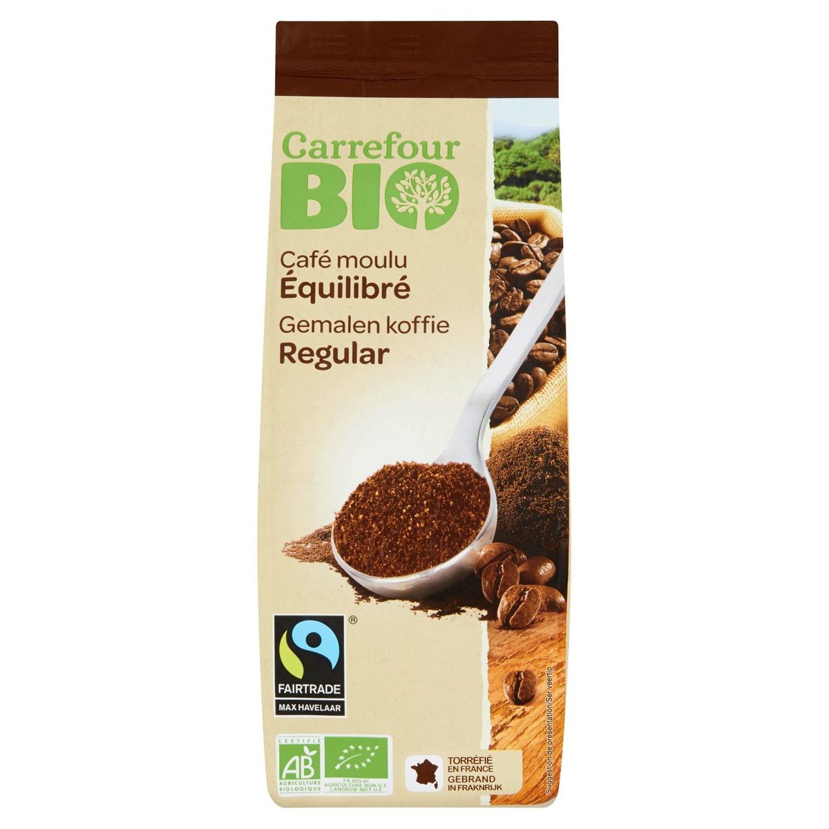 Carrefour Bio Café Moulu Équilibré 250 g