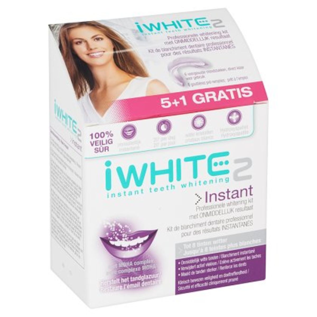 iWhite 2 Instant Professionele Whitening Kit 6 x 0,8 g