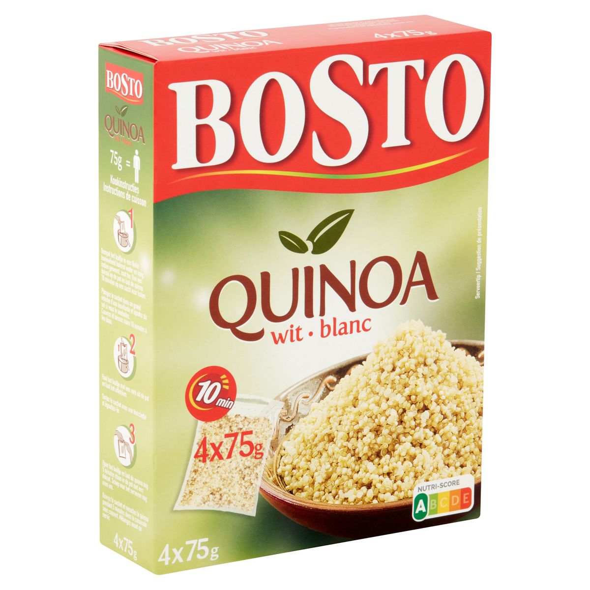 Bosto Quinoa Wit 4 x 75 g