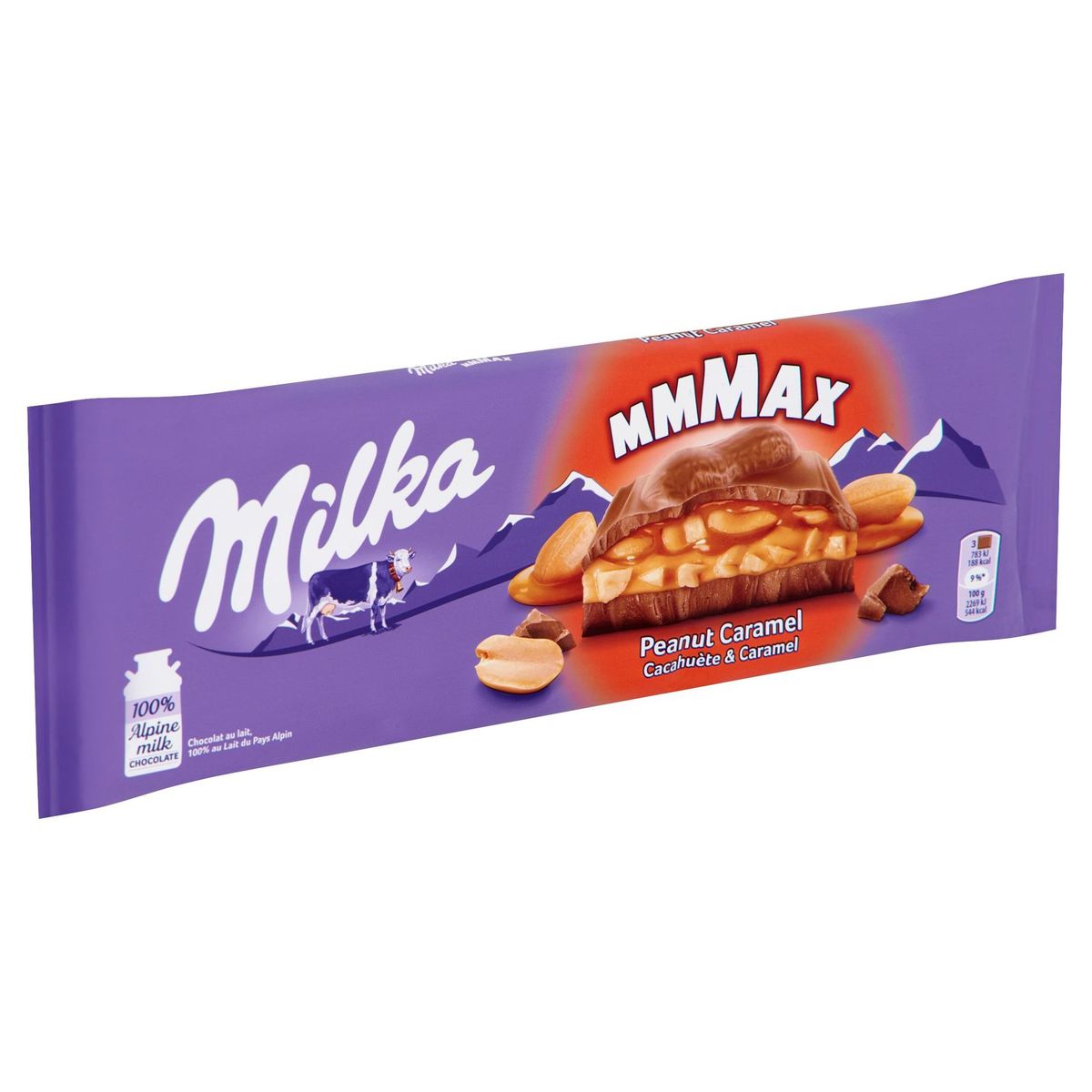 Milka Mmmax Tablette De Chocolat Au Lait Cacahouète & Caramel 276 g