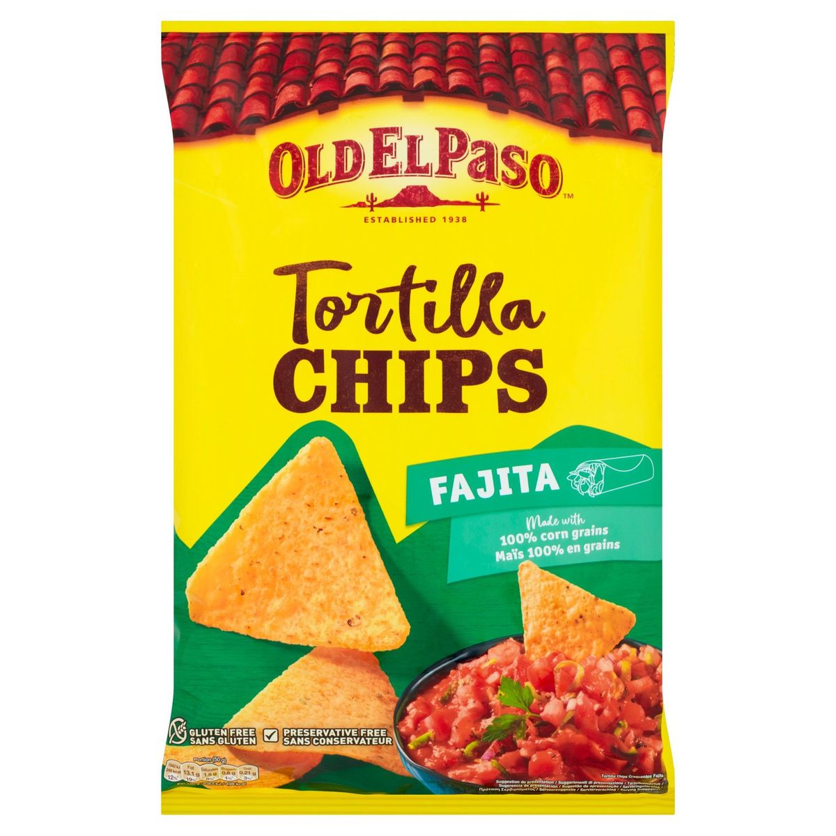 Old El Paso Tortilla Chips Fajita 185 g