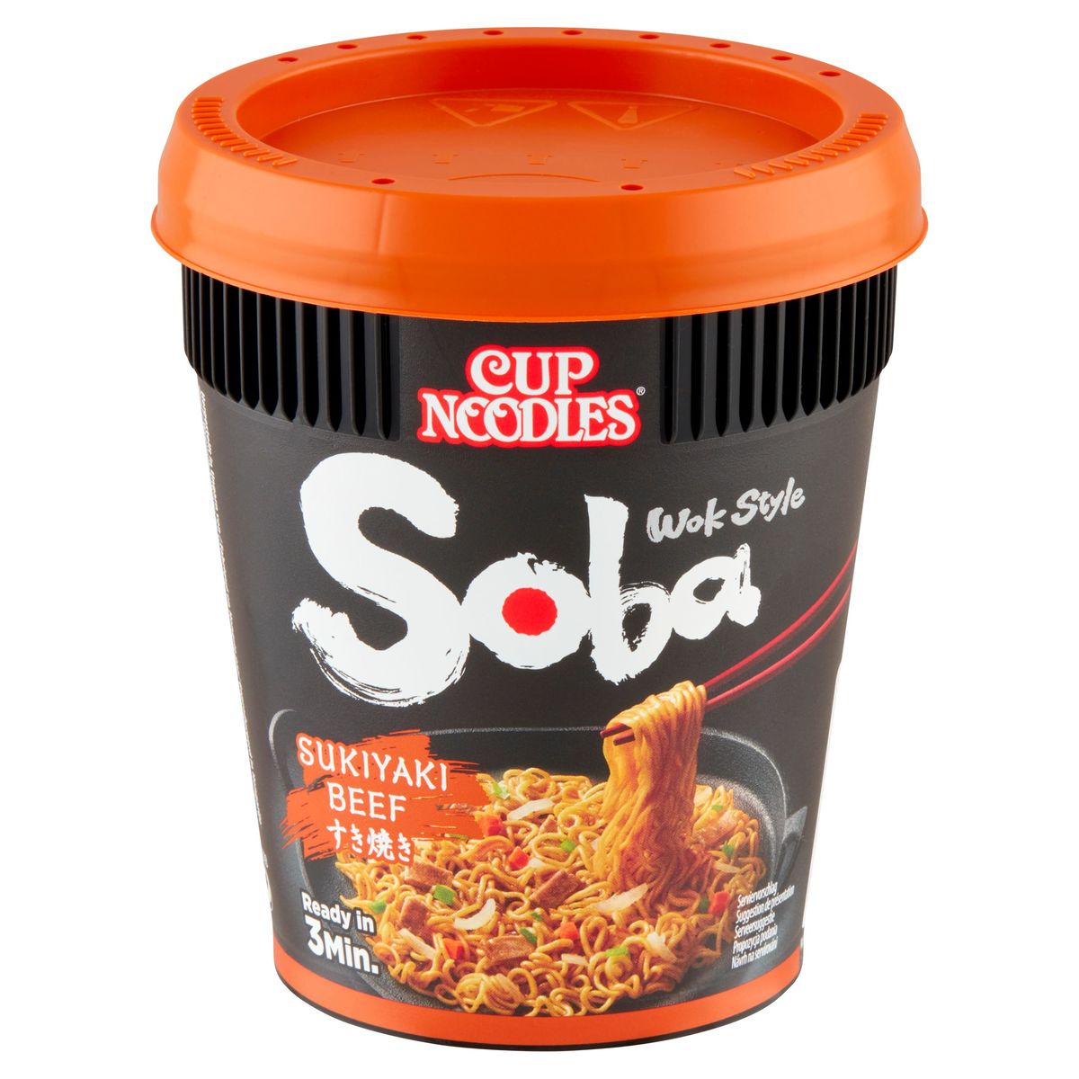 Nissin Cup Noodles Soba Wok Style Sukiyaki Beef 89 g