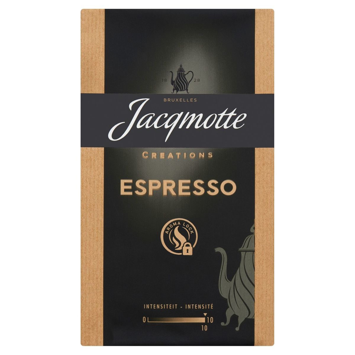 Jacqmotte Koffie Gemalen Espresso Intense 250 g