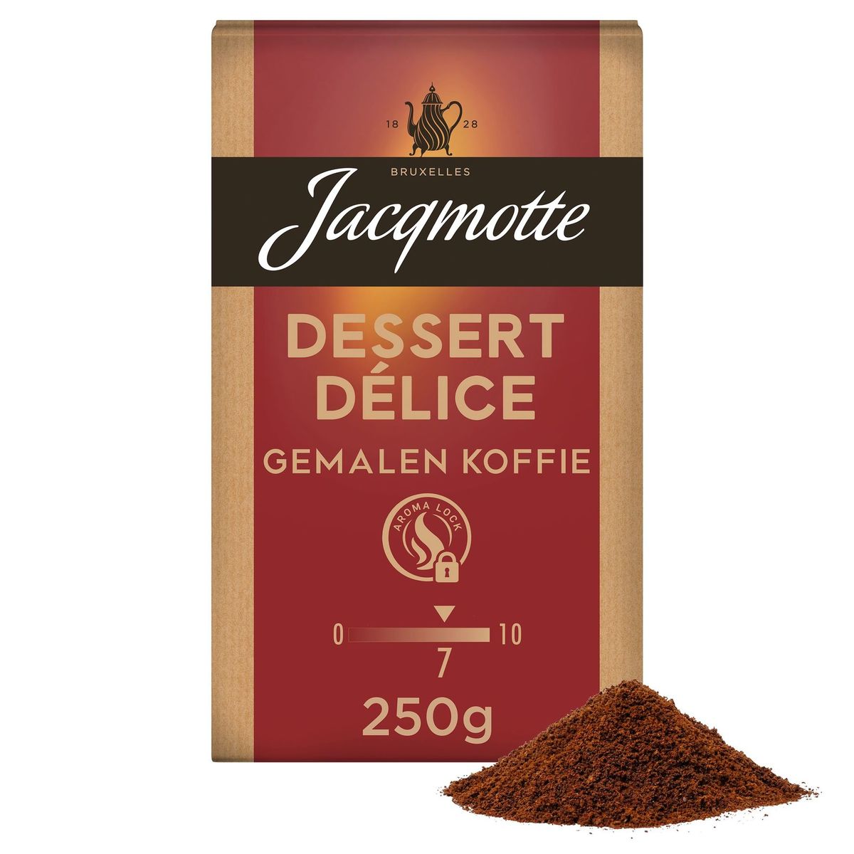 Jacqmotte Koffie Gemalen Dessert Delice 250g