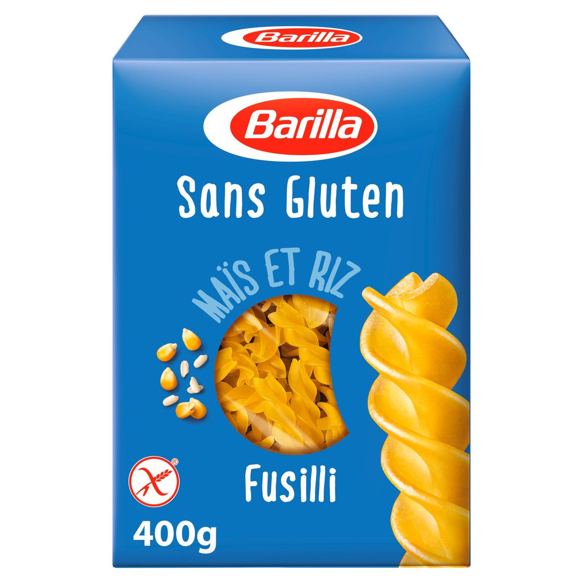 Barilla Pâtes Fusilli Sans Gluten 400g