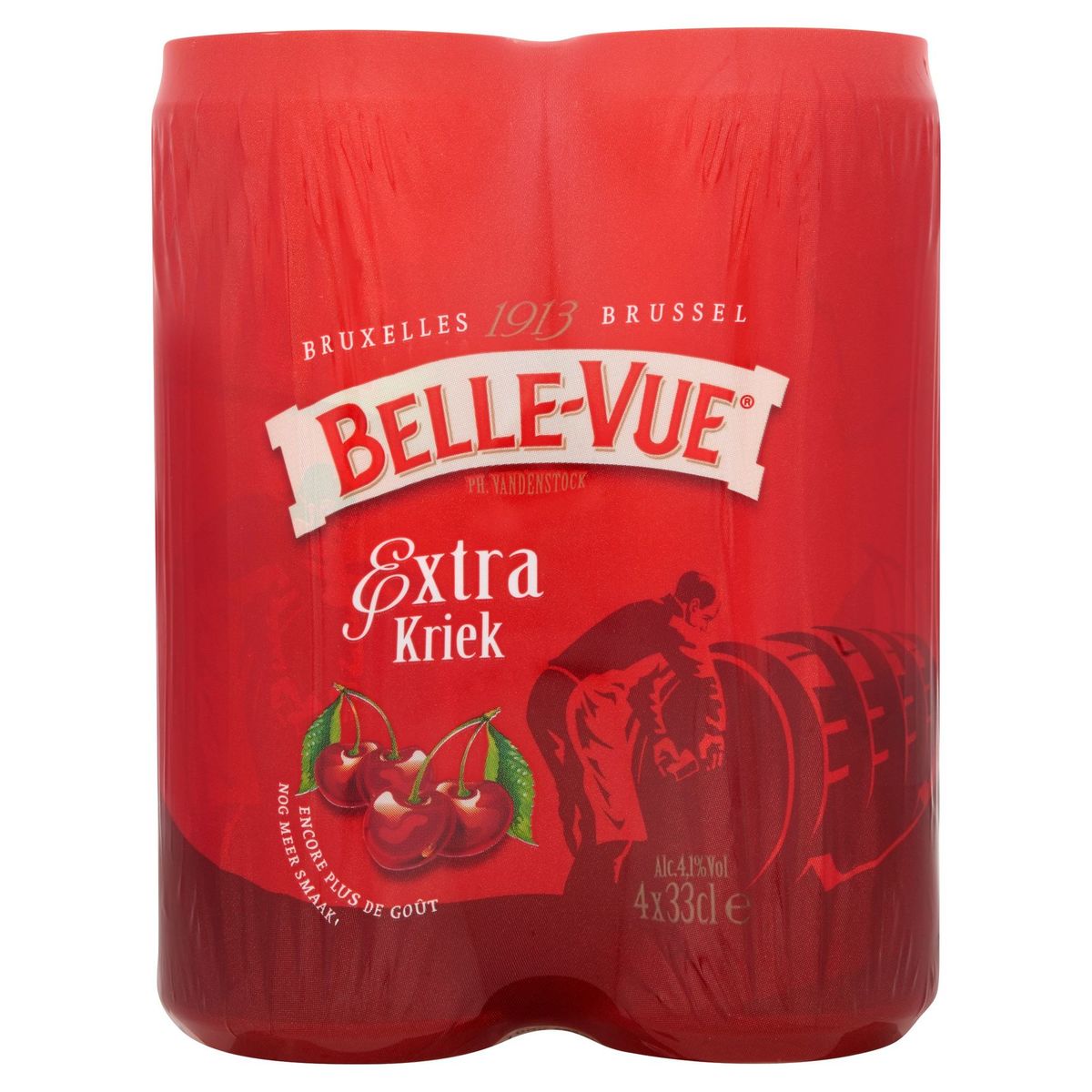 Belle-Vue Extra Kriek 4 Boîtes 33 cl
