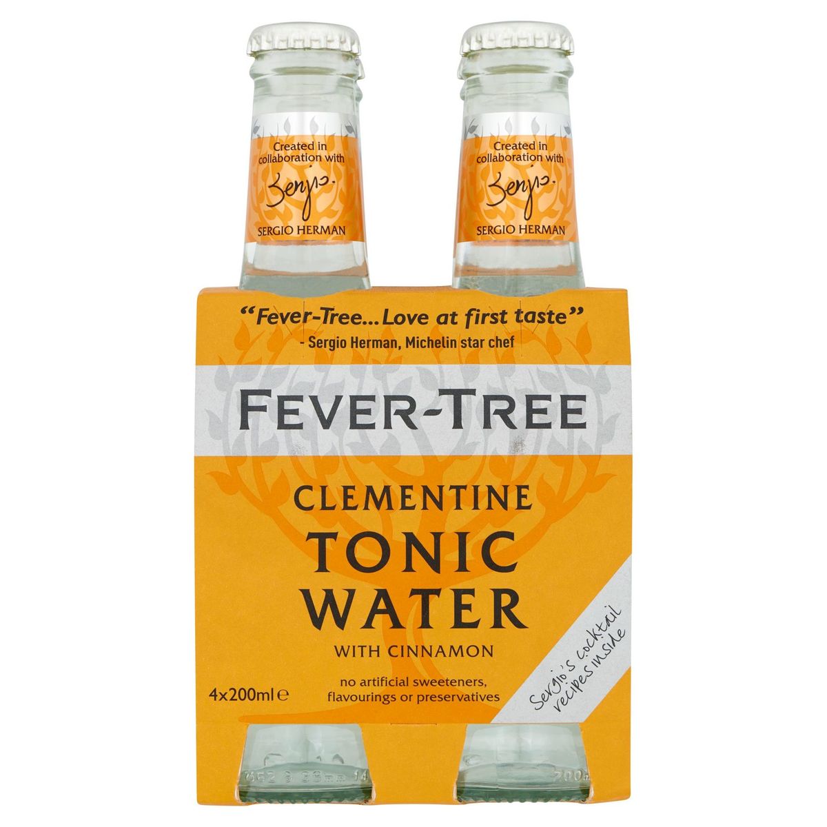 FeverTree Clementine & Cinnamon Tonic 4 x 20 cl Carrefour Site