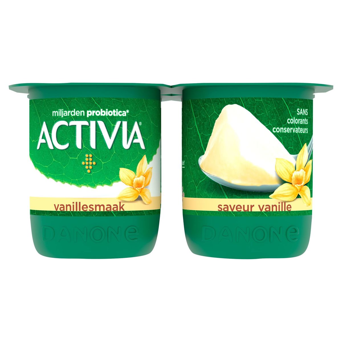 Activia Yaourt Saveur Vanille avec Probiotique 4 x 125 g
