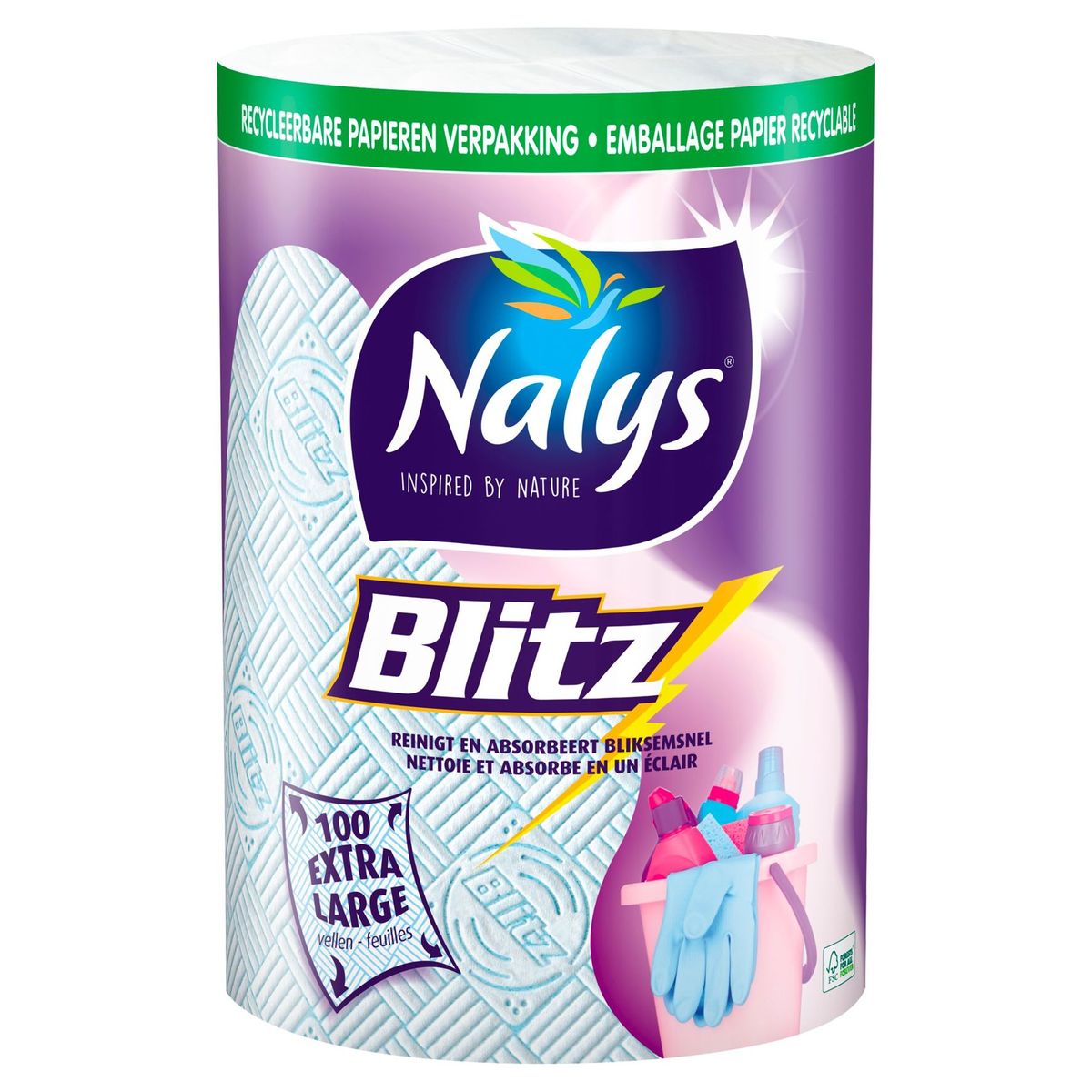 Nalys Blitz Essuie-tout Emballage Papier 1 Rouleau