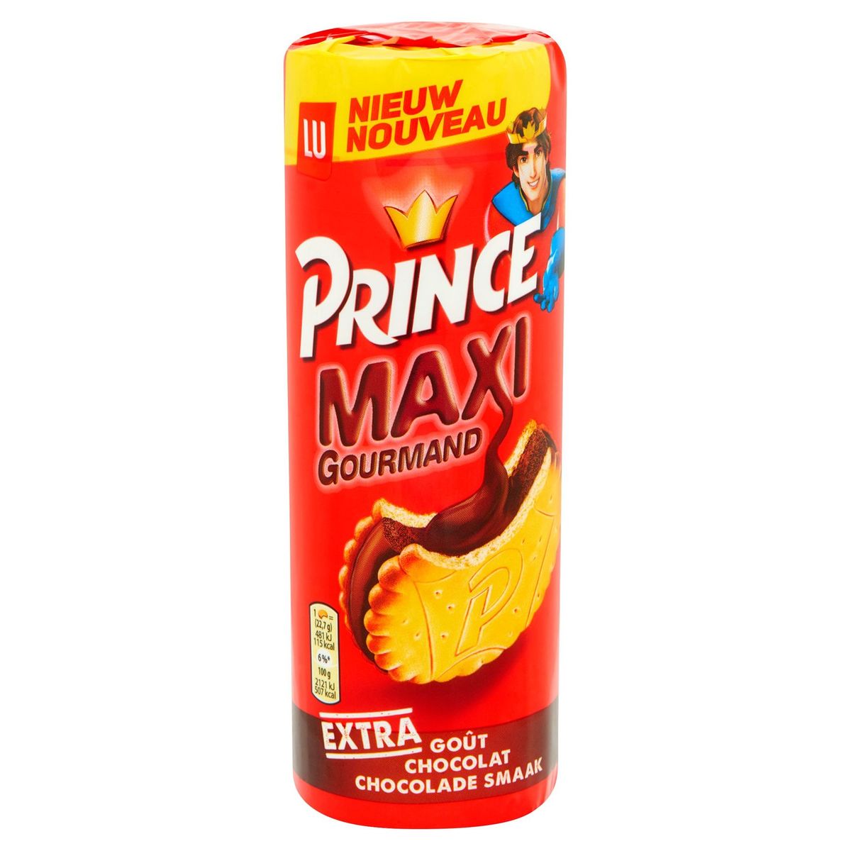 LU Prince Maxi Gourmand Extra Goût Chocolat 250 g