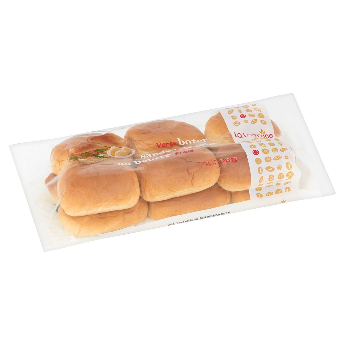 La Lorraine Verse Boter Sandwich Mini 12 x 27 g