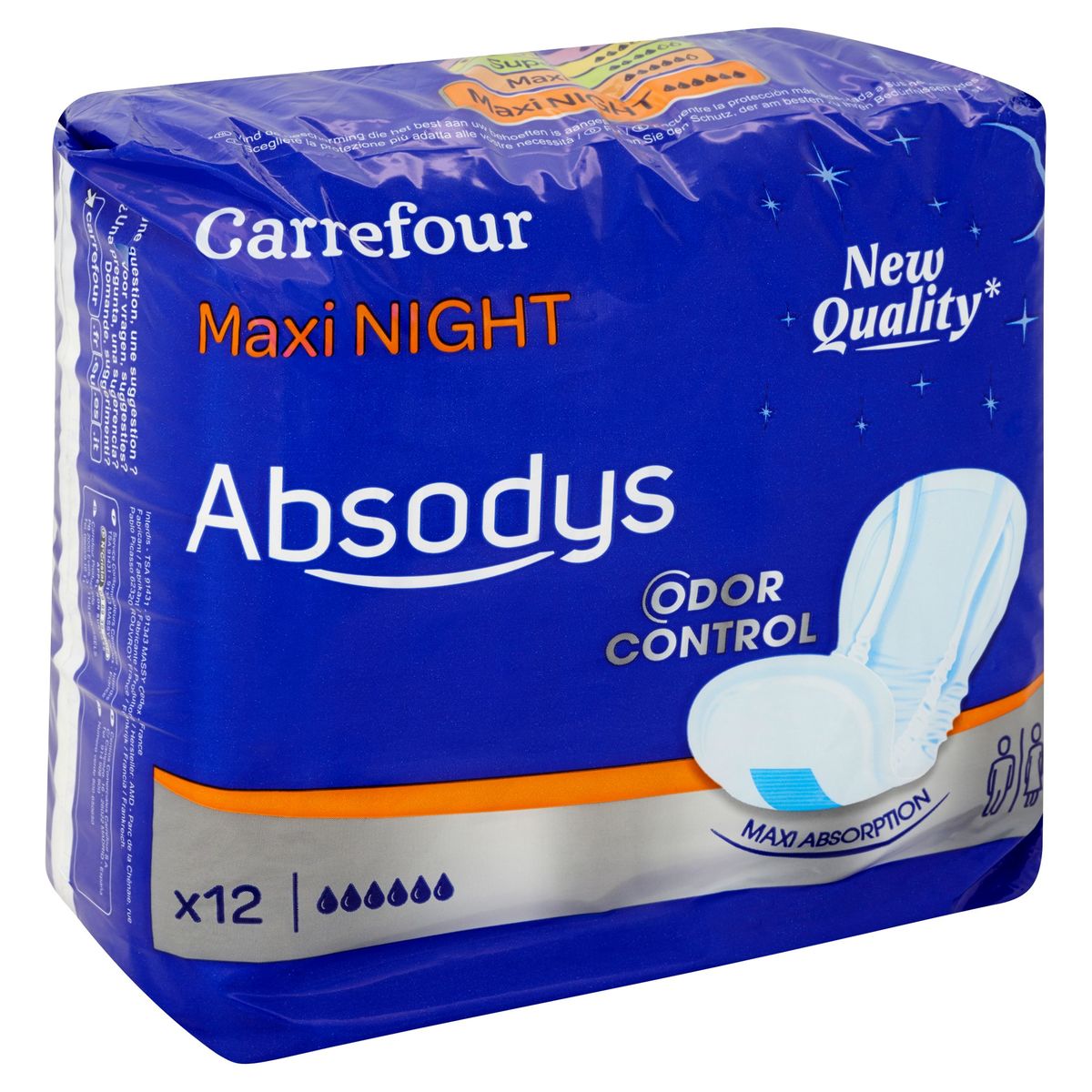 Carrefour Absodys Maxi Night 12 Pièces