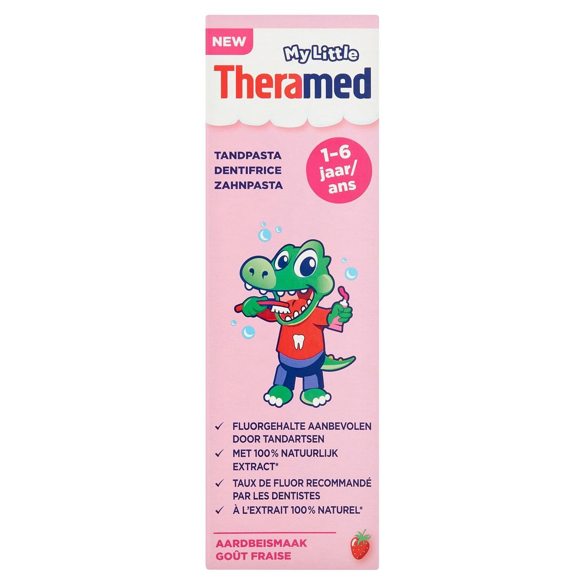 Theramed Junior Aardbei 0-6 Tandpasta 50 ml