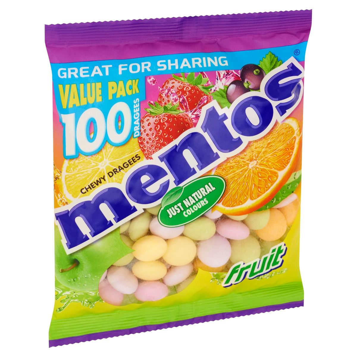 Mentos Chewy Dragees Fruit 300 g