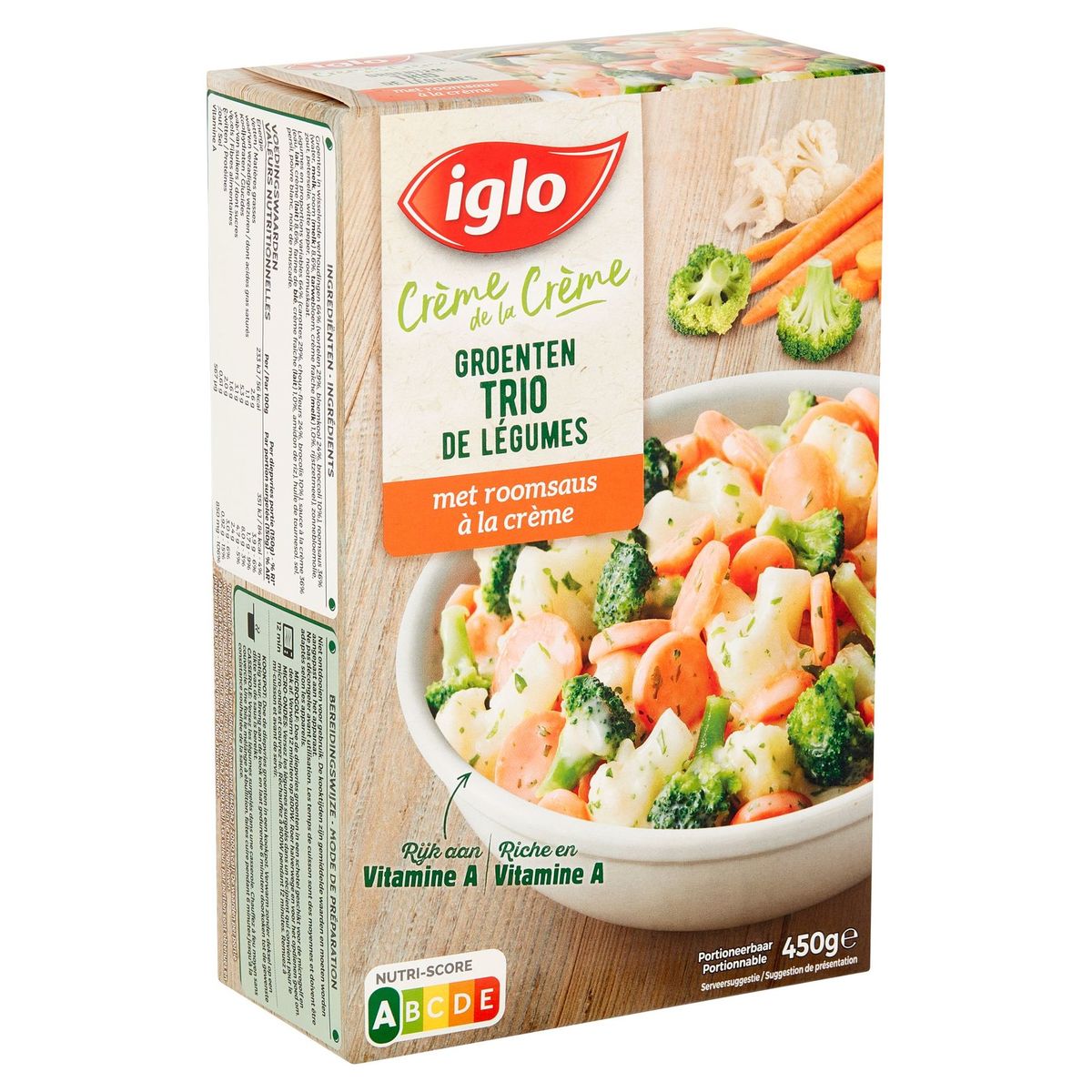 Iglo Groenten Trio Met Roomsaus 450 G Carrefour Site Iglo Groenten Trio Met Roomsaus 450 G Carrefour Site