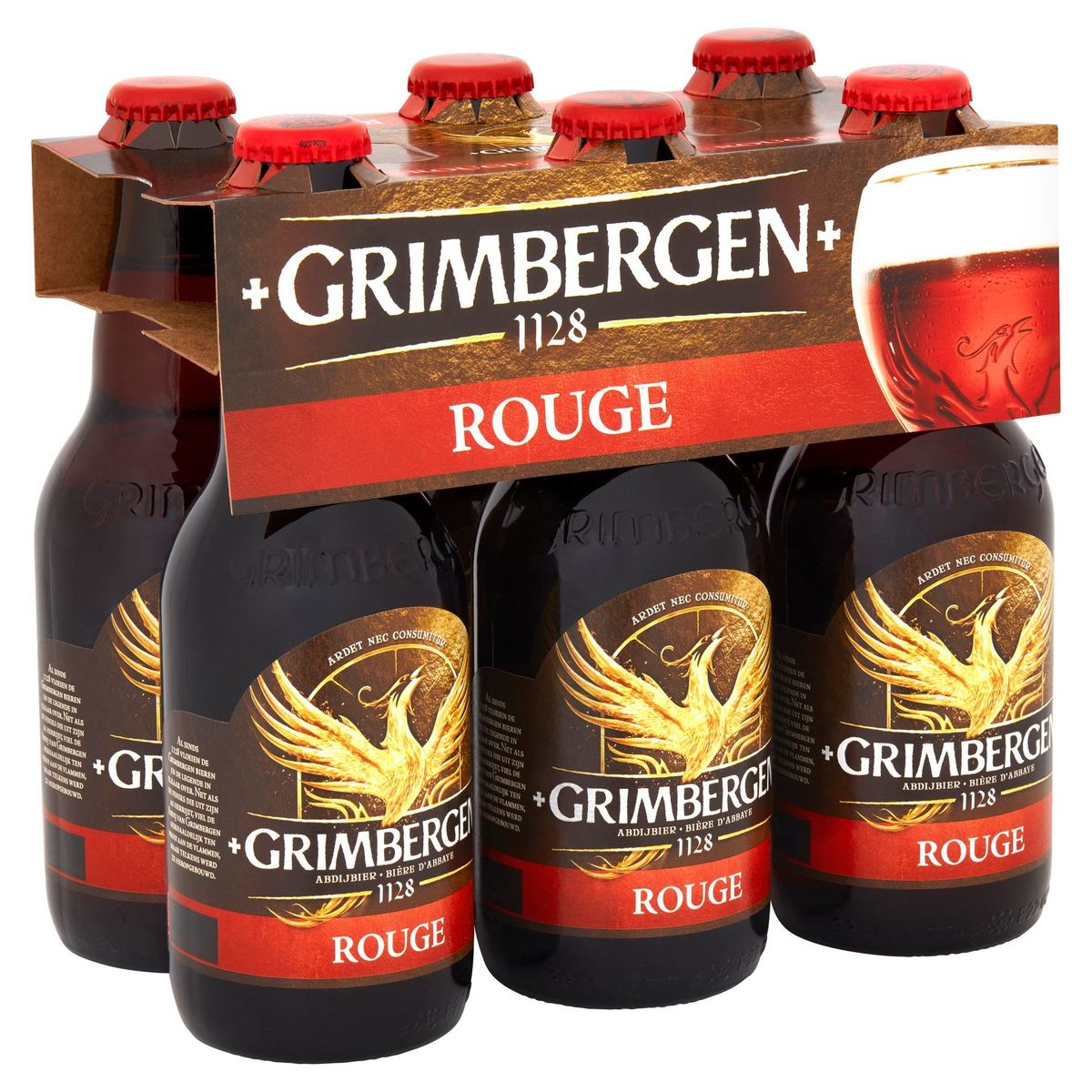 Grimbergen Bière d'abbeye Rouge 6% ALC 6x33cl Bouteille