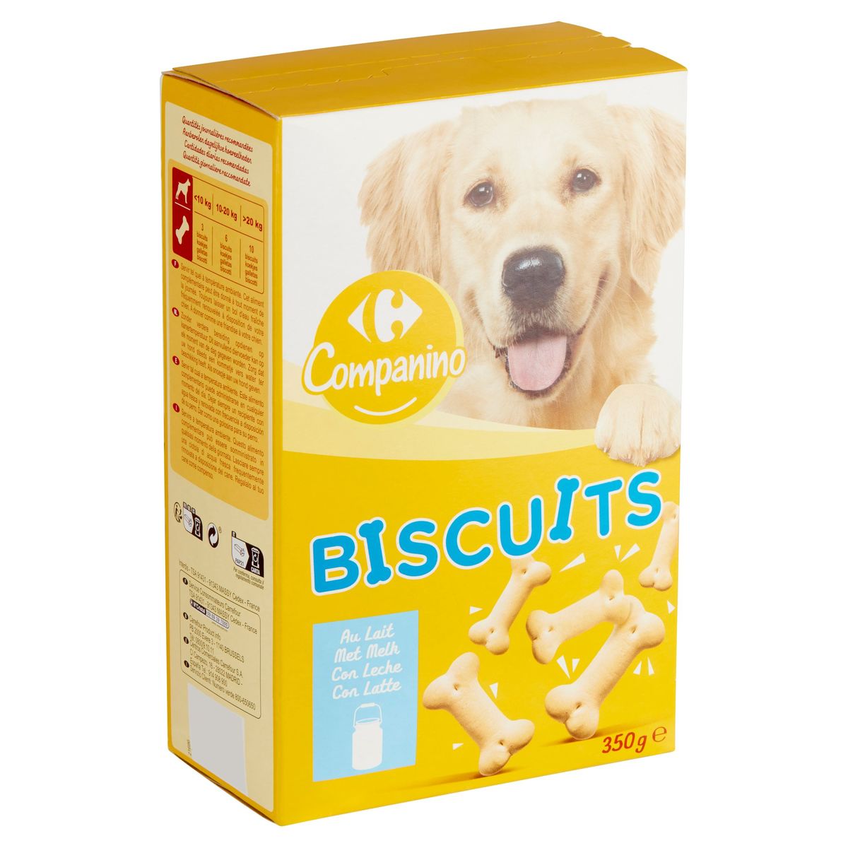 Carrefour Companino Biscuits au Lait 350 g