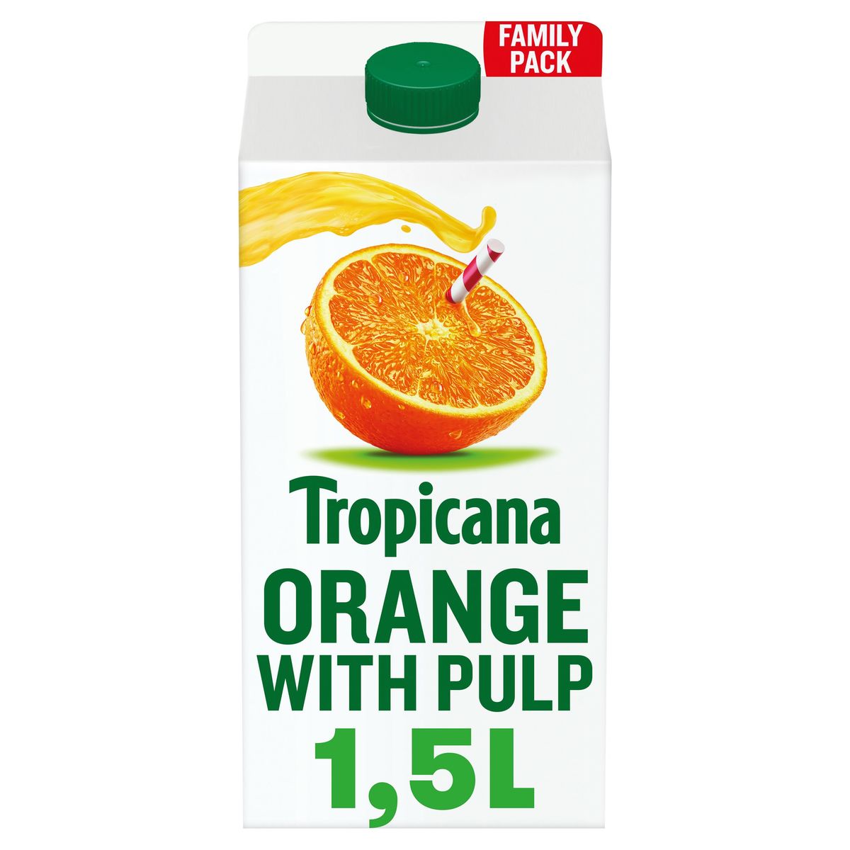 Tropicana Jus de fruit frais Orange avec pulpe 1.5L