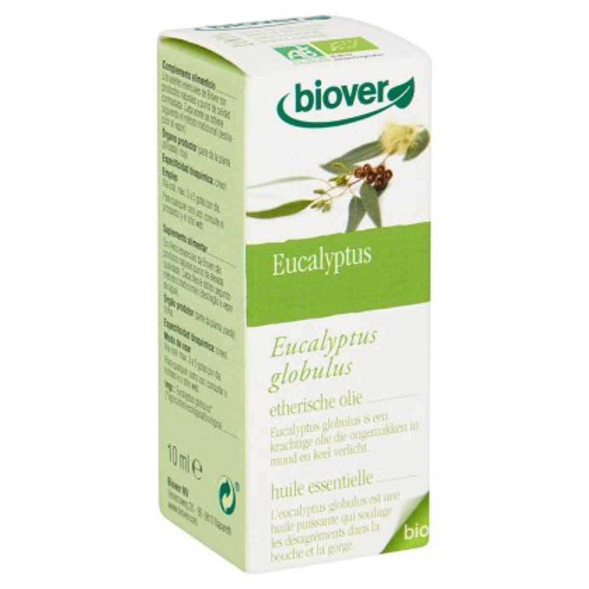 Biover Eucalyptus Huile Essentielle Bio 10 ml