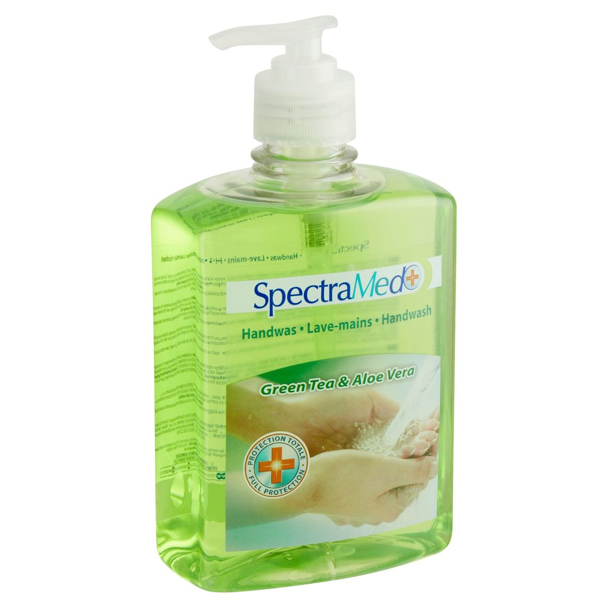 SpectraMed Handwas Antibacterial Green Tea & Aloe Vera 500 ml