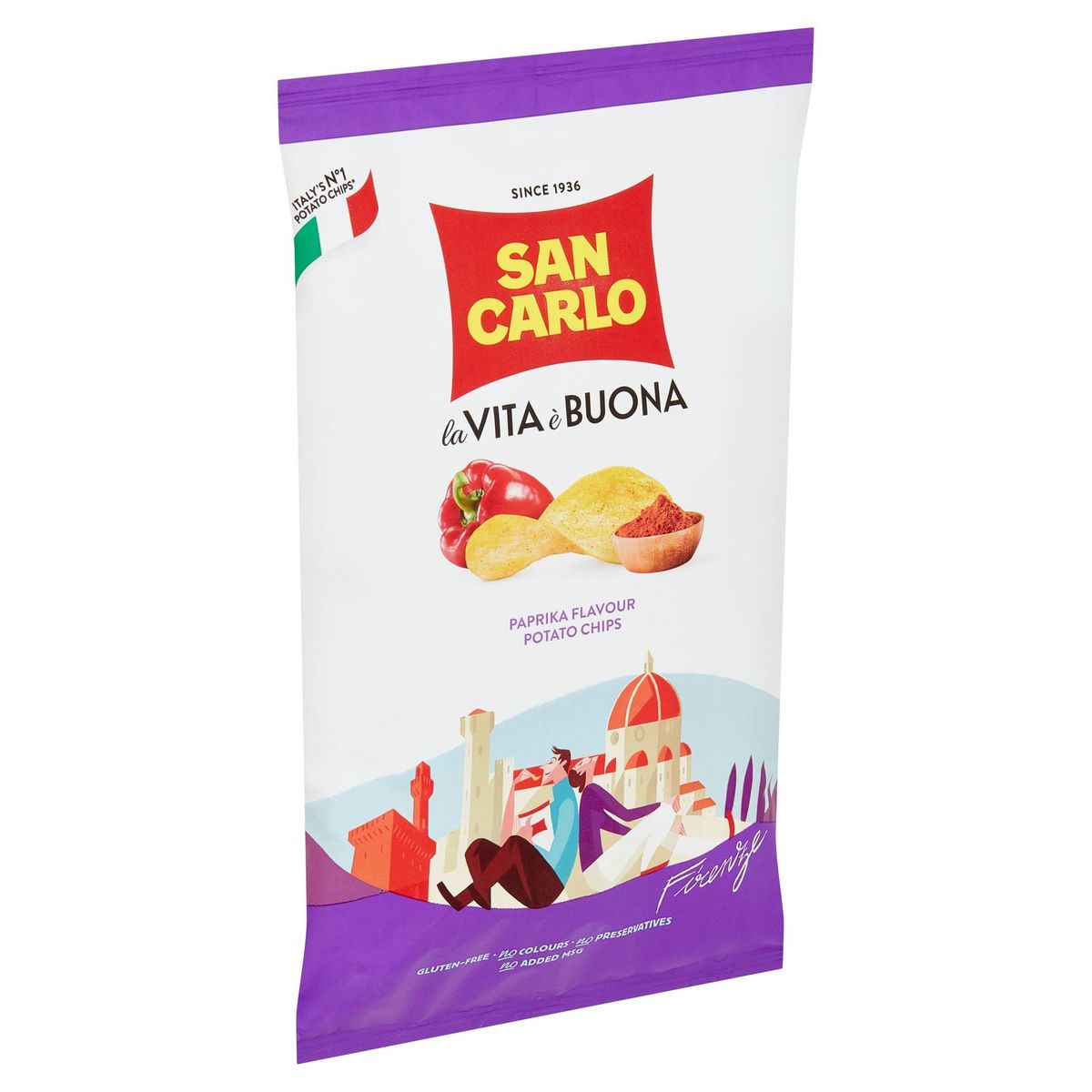 San Carlo Paprika Flavour Potato Chips 150 g