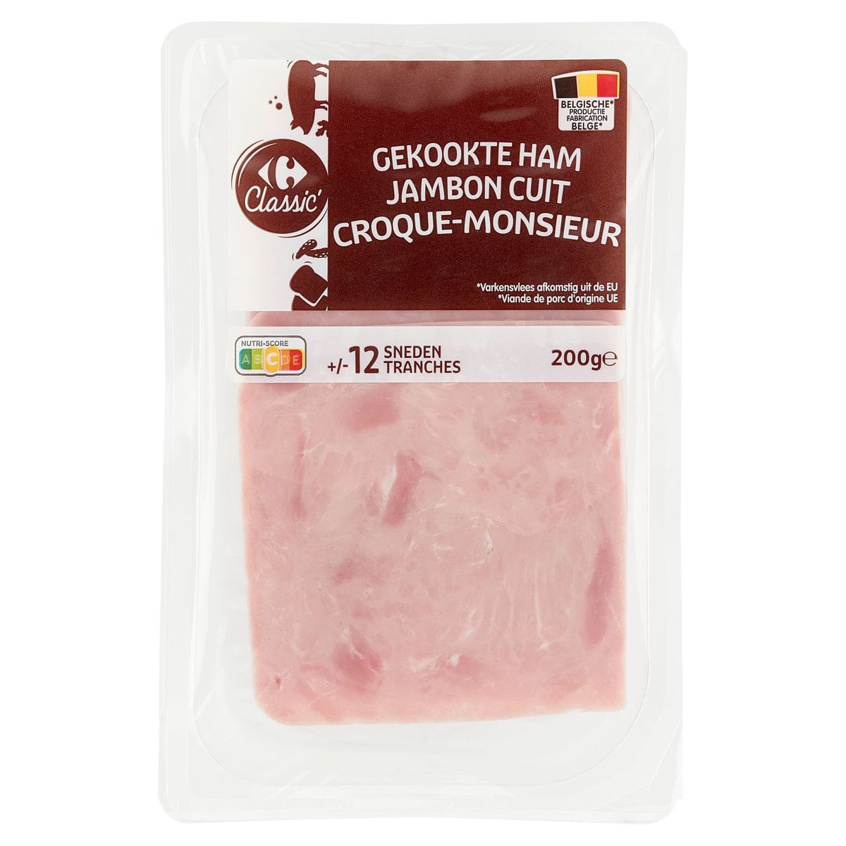 Carrefour Classic' Gekookte Ham 200 g