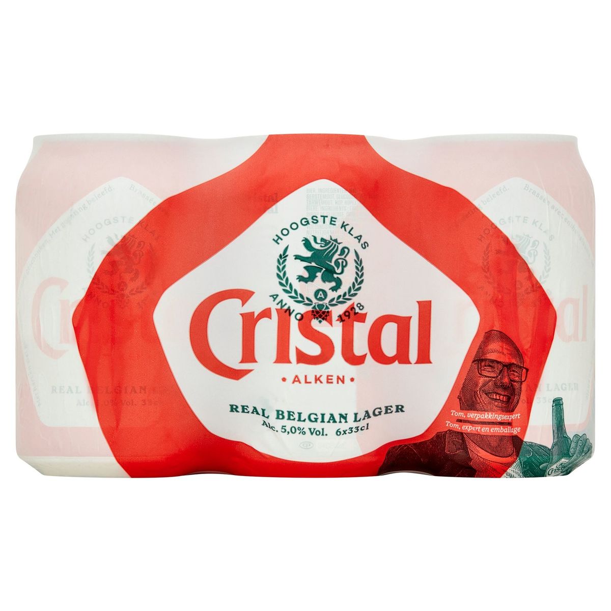 Cristal Pils Bier 5% 6x33cl Blik