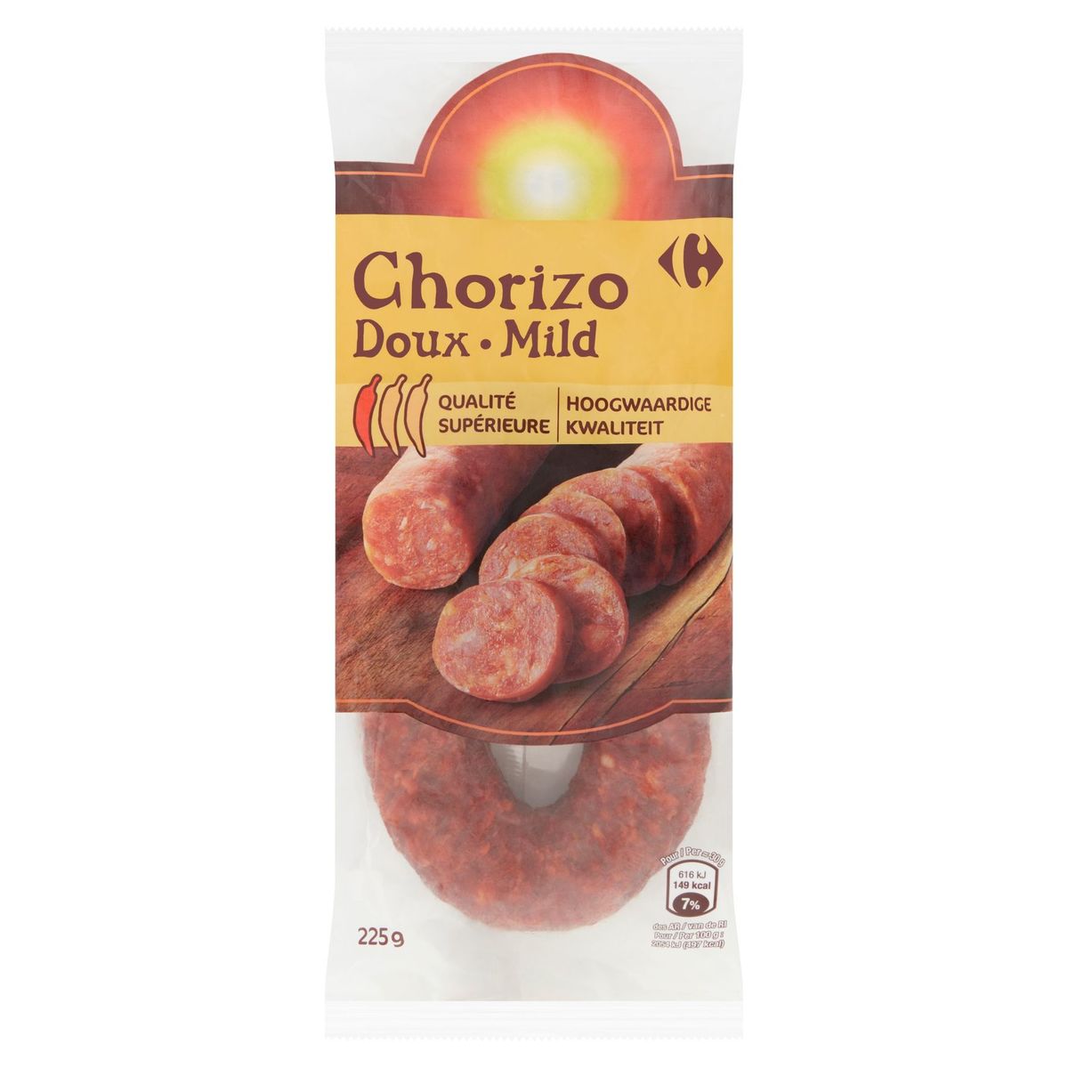 Carrefour Chorizo Mild 225 g