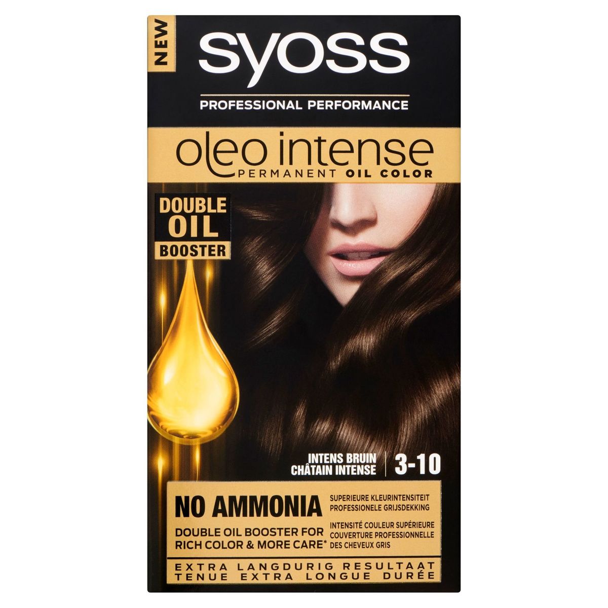 Syoss Oleo Intense Permanent Oil Color 3-10 Châtain Intense
