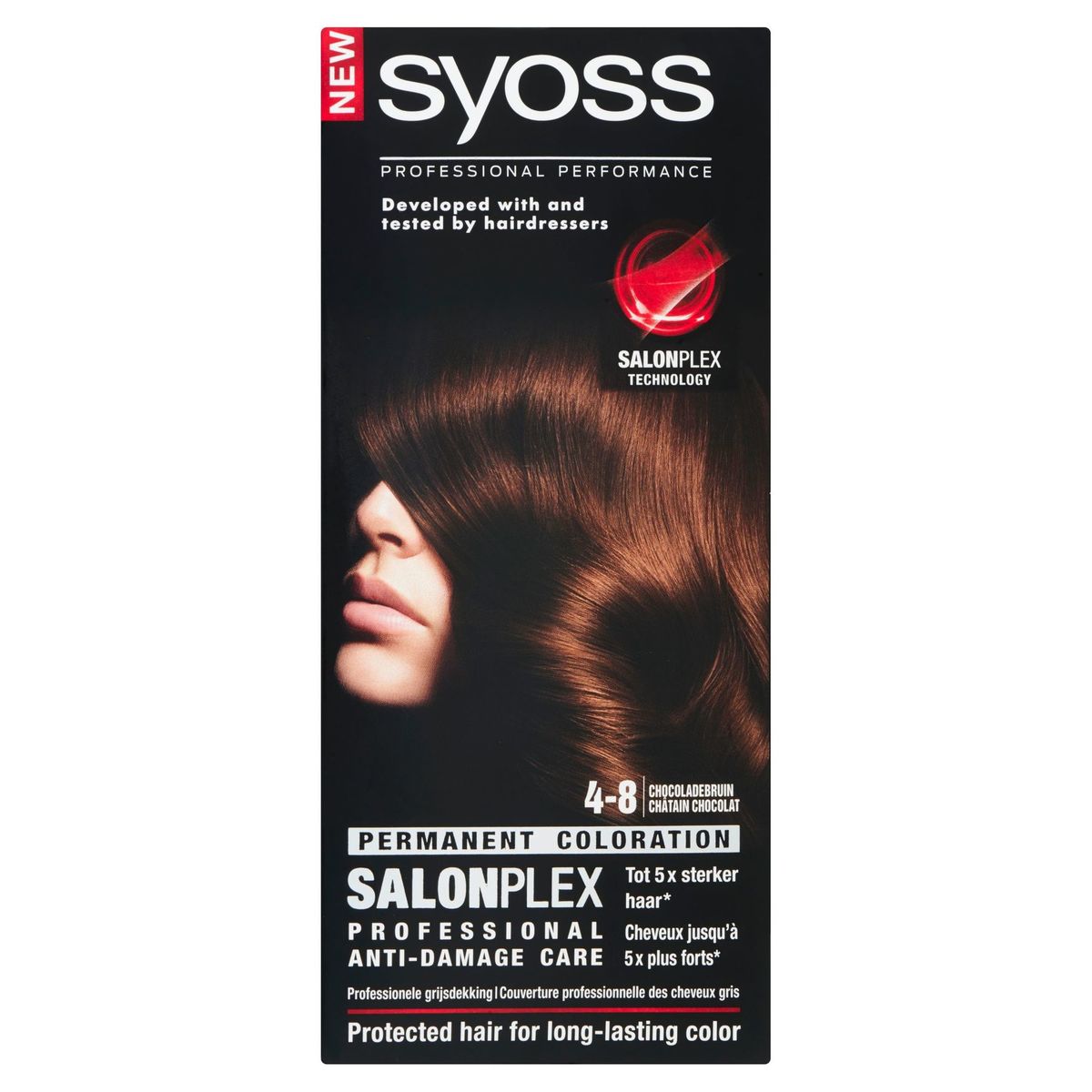 Syoss 4-8 Chocoladebruin Permanente Haarverf