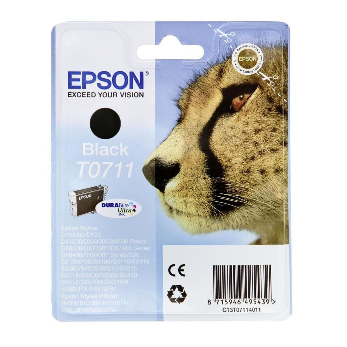 Epson Inktcartridge T0711 - Zwart
