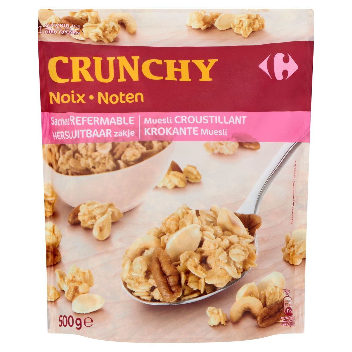 Carrefour Crunchy Noix 500 g