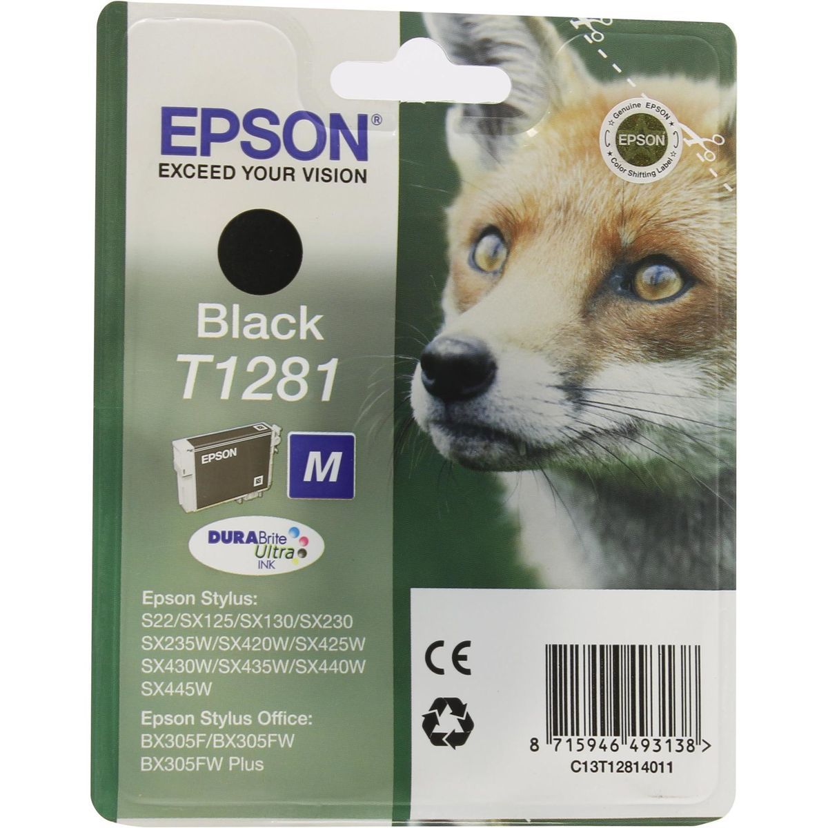 Epson Inktcartridge T1281 - Zwart