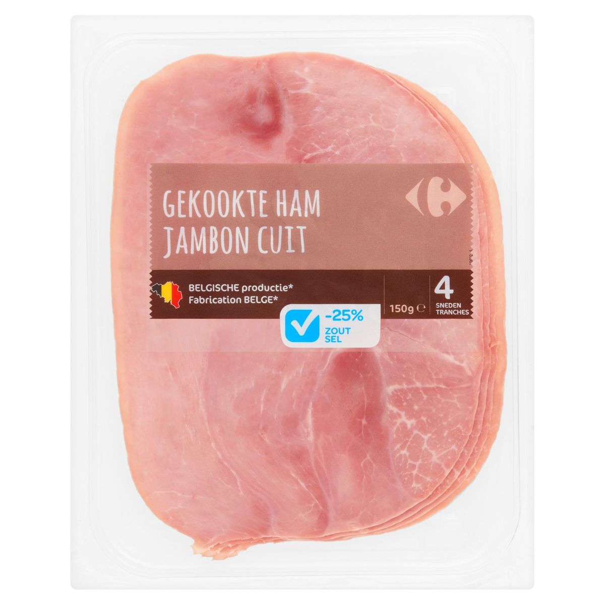Carrefour Jambon Cuit 4 Tranches 150 g