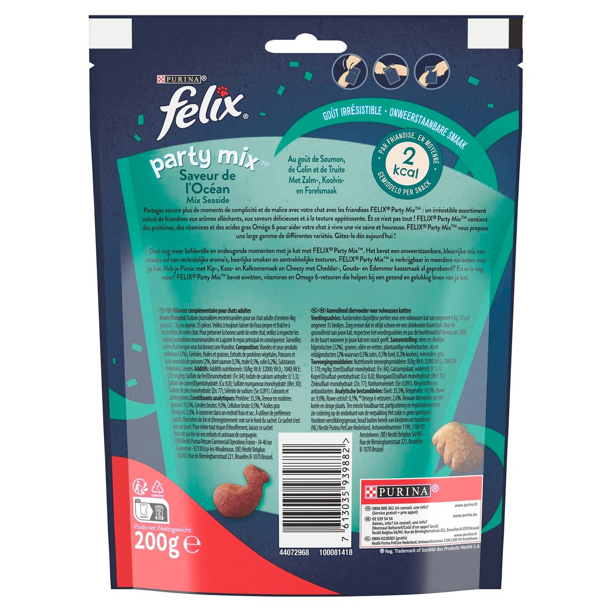 Felix Party Mix Snacks Mix Seaside Maxi Pack 200 g