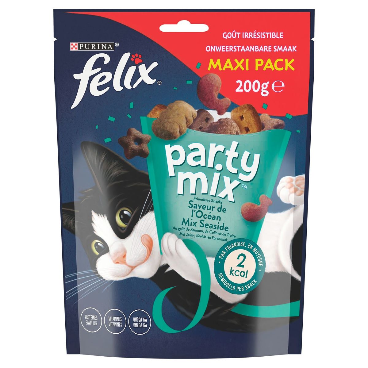 Felix Party Mix Friandises Saveur de l'Océan Maxi Pack 200 g