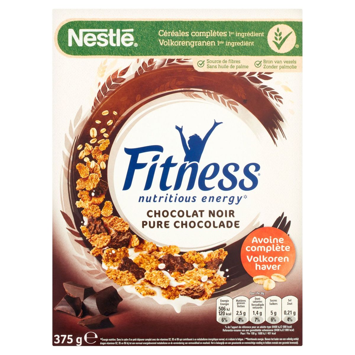 FITNESS Pure Chocolade Ontbijtgranen 375 g | Carrefour Site