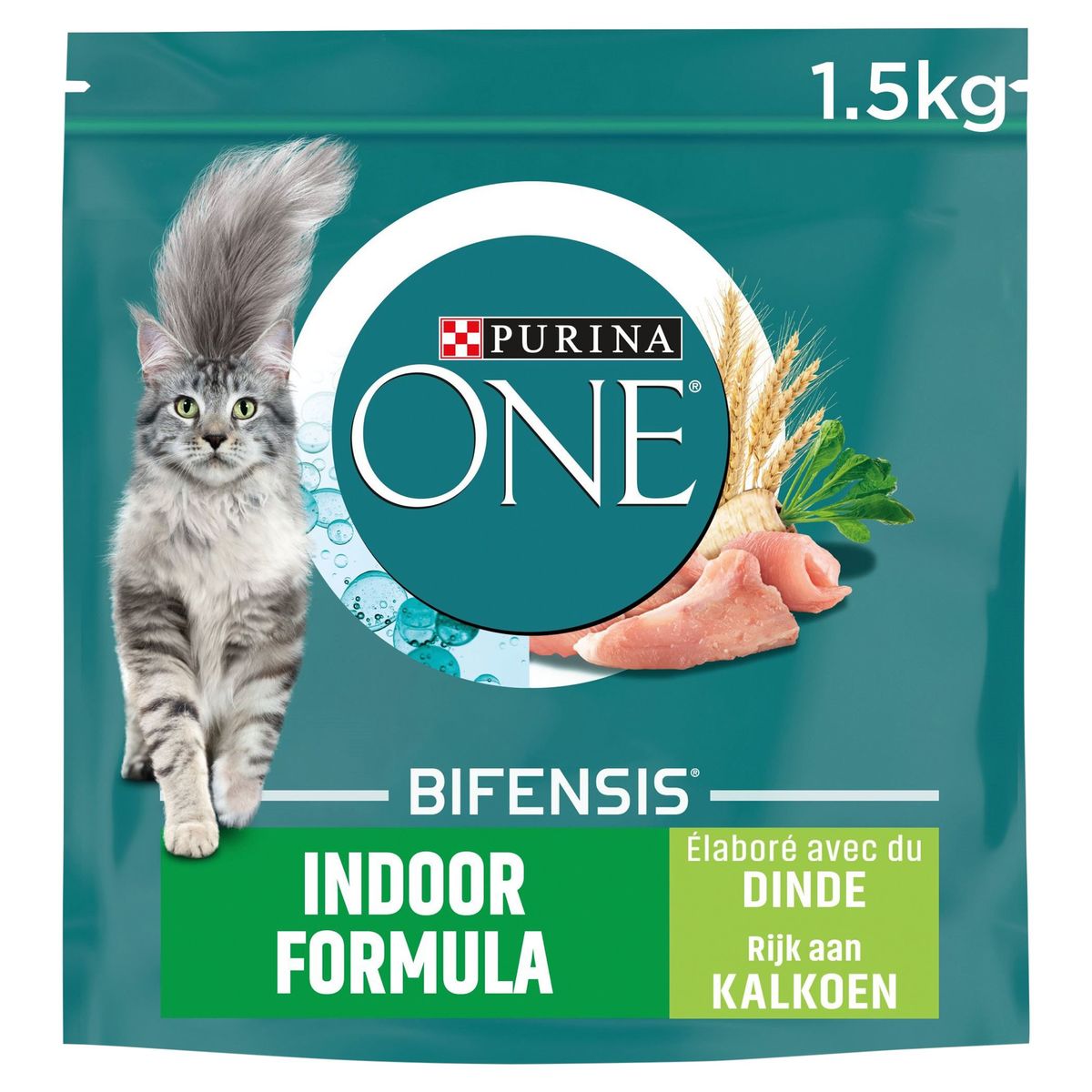 Purina ONE Kattenvoeding Bifensis Indoor Kalkoen  1.5kg