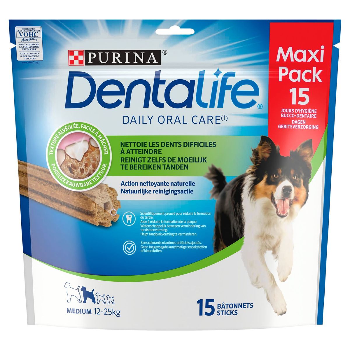 Dentalife Daily Oral Care Meduim 12-25 kg Maxi Pack 345 g
