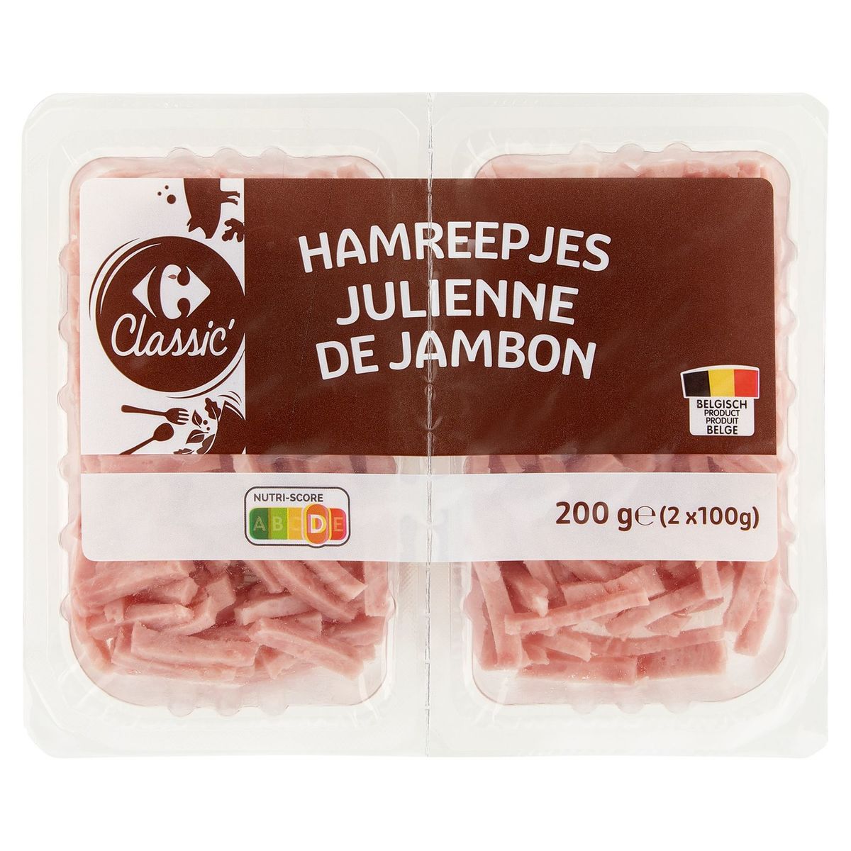 Carrefour Classic' Julienne de Jambon 2 x 100 g