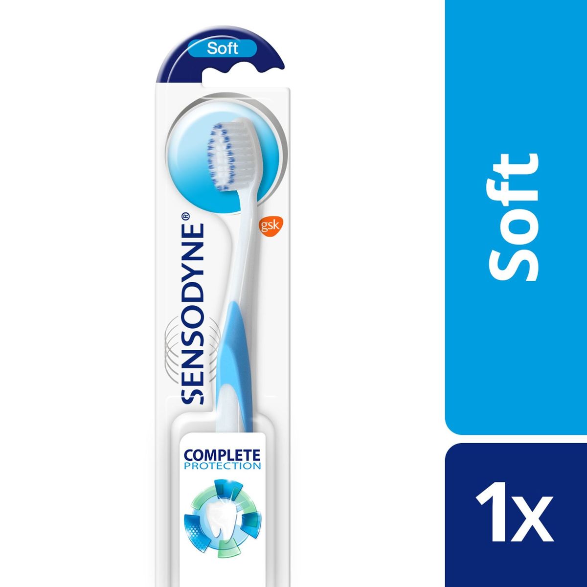 Sensodyne Brosse à Dents Complete Protection pour dents sensibles